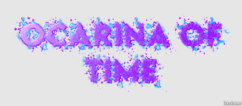 Ocarina of Time Tekst Effect