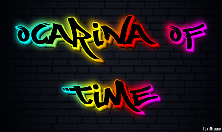 Ocarina of Time Tekst effect
