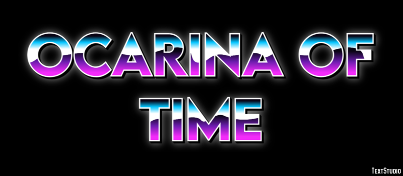 Ocarina of Time Tekst effect
