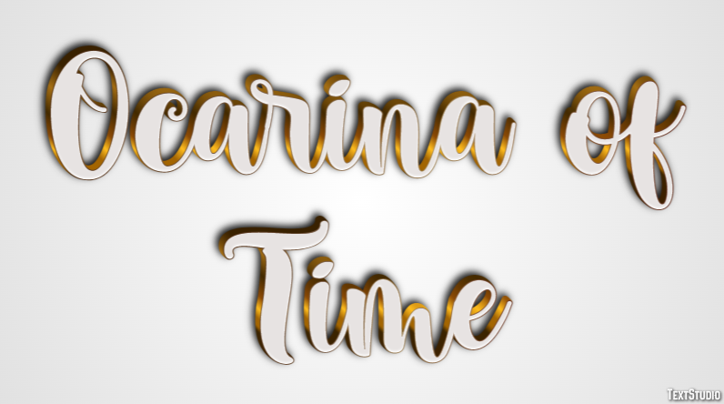 Ocarina of Time Tekst Effect