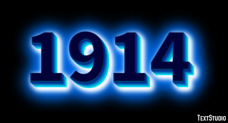 1914 Efekt tekstowy