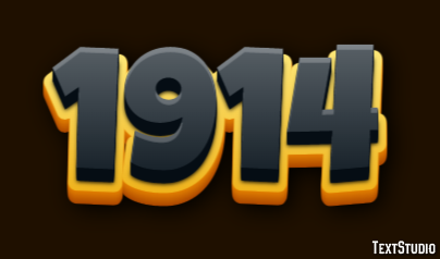 1914 Efekt tekstowy