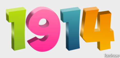 1914 Efekt tekstowy