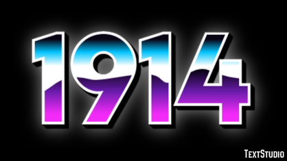 1914 Efekt tekstowy