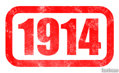1914 Efekt tekstowy