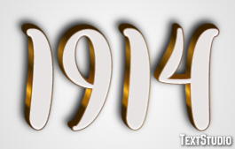 1914 Efekt tekstowy