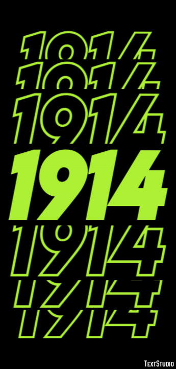 1914 Efekt tekstowy
