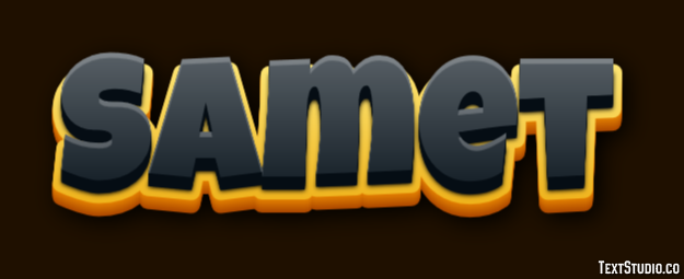 Samet Texteffekt