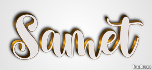 Samet Texteffekt