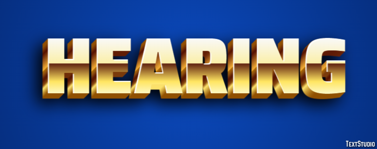 Hearing Text Effect