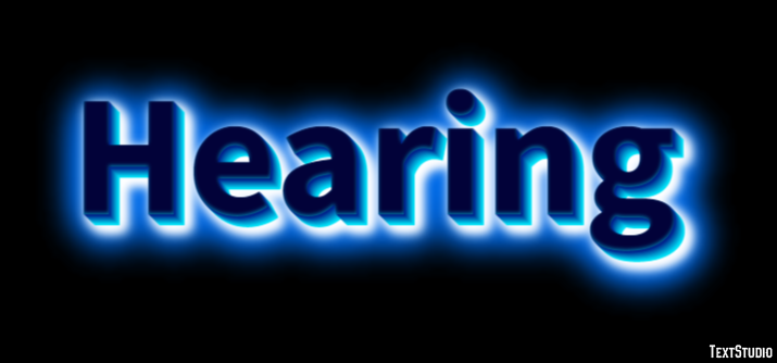 Hearing Text Effect