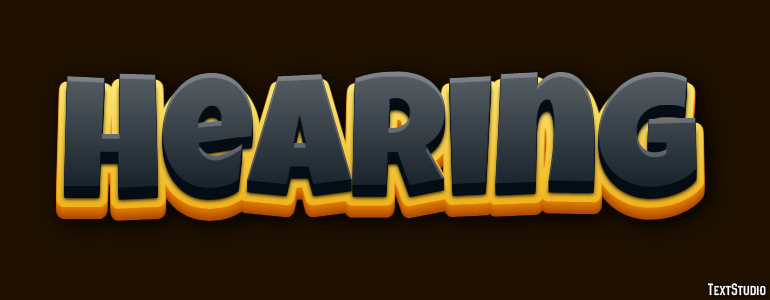 Hearing Text Effect