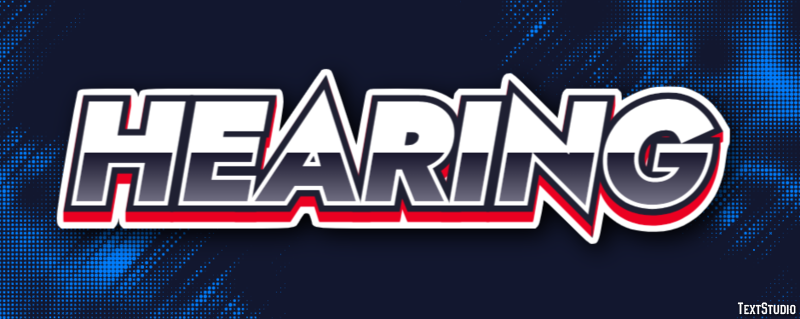 Hearing Text Effect