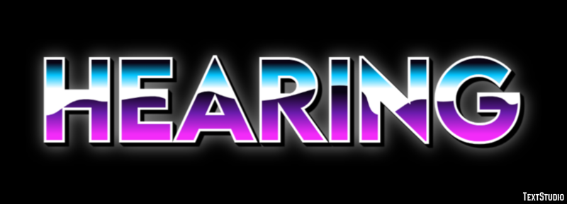 Hearing Text Effect