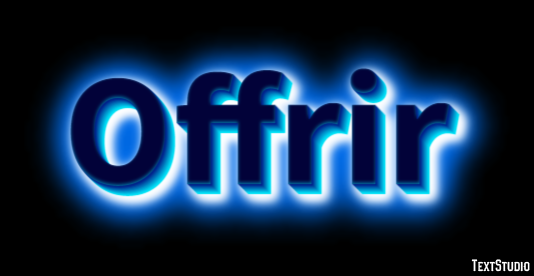 Offrir Effet de texte