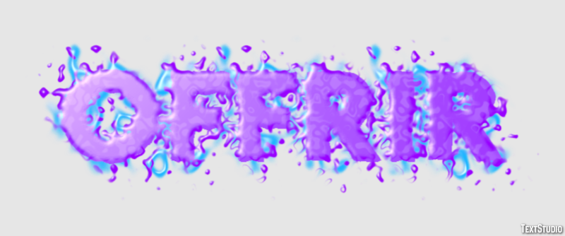 Offrir Effet de texte