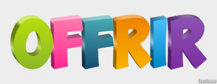 Offrir Effet de Texte