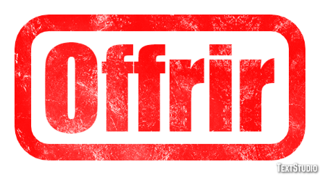 Offrir Effet de texte