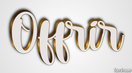Offrir Effet de Texte