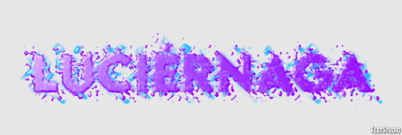 Luciérnaga Efecto de texto