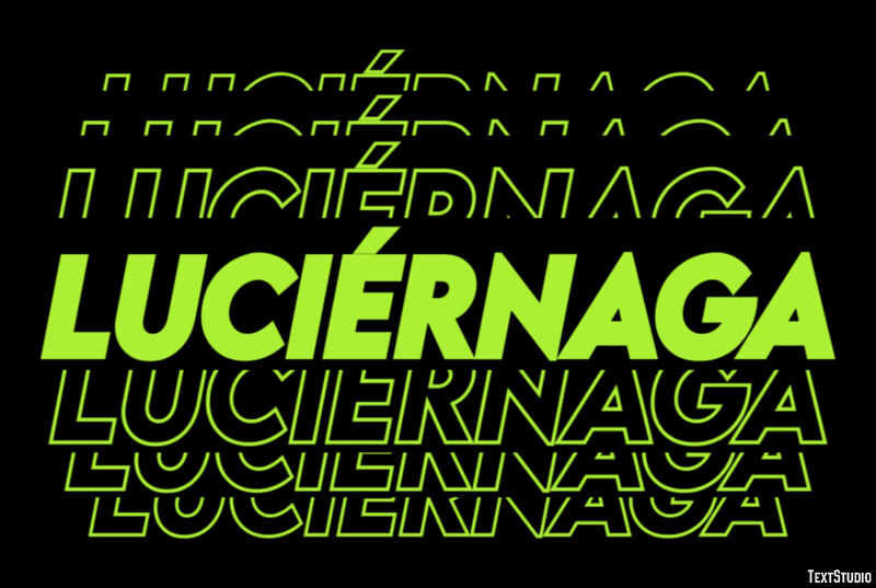 Luciérnaga Efecto de Texto