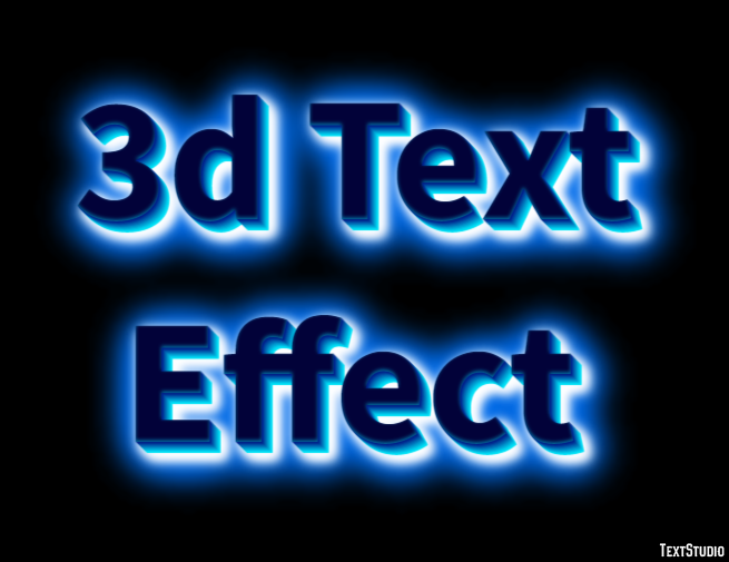 3d Text Effect Effetto testo