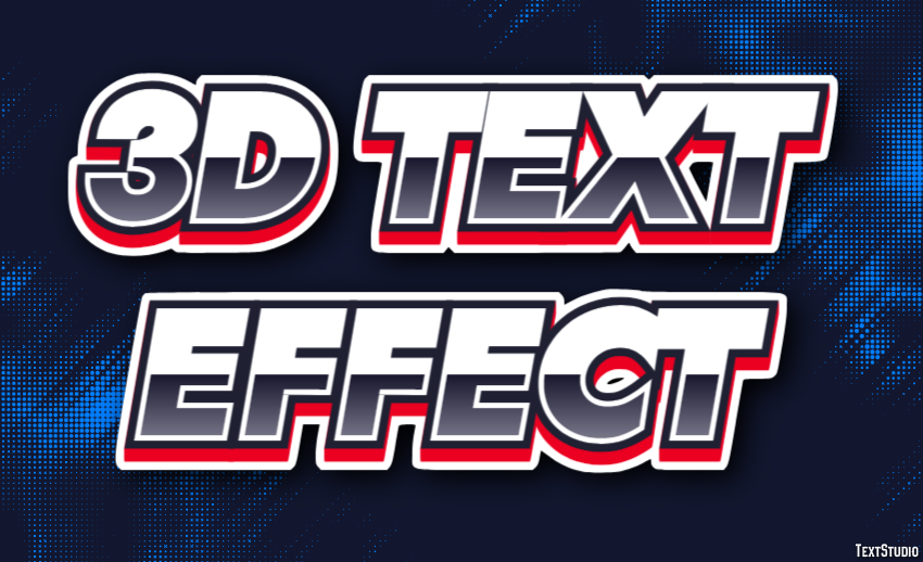 3d Text Effect Text Effect