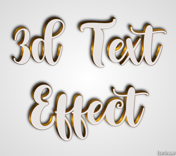 3d Text Effect Text Effect
