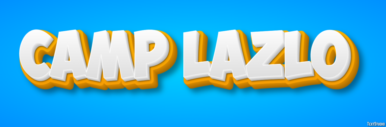 Camp Lazlo Text effect