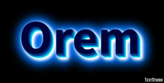 Orem Efekt tekstowy