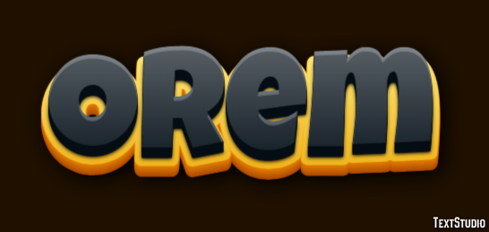 Orem Efekt tekstowy