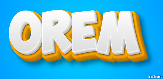 Orem Effet de Texte
