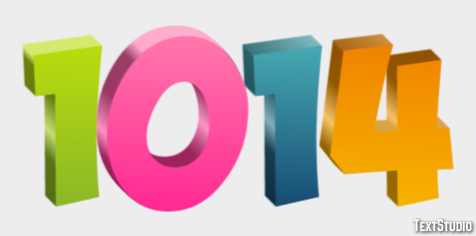 1014 Efeito de texto