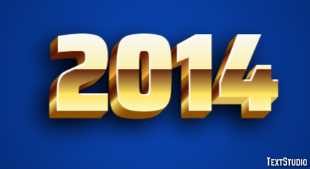 2014 Text Effect