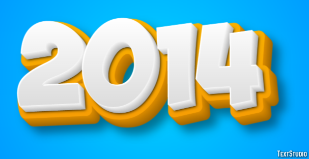 2014 Text Effect