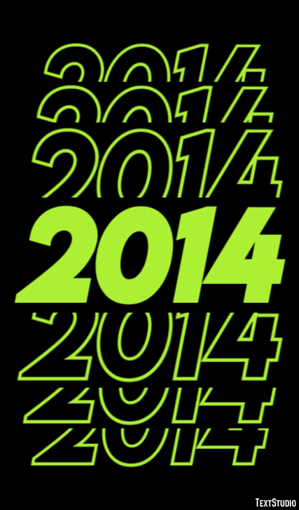 2014 Text Effect