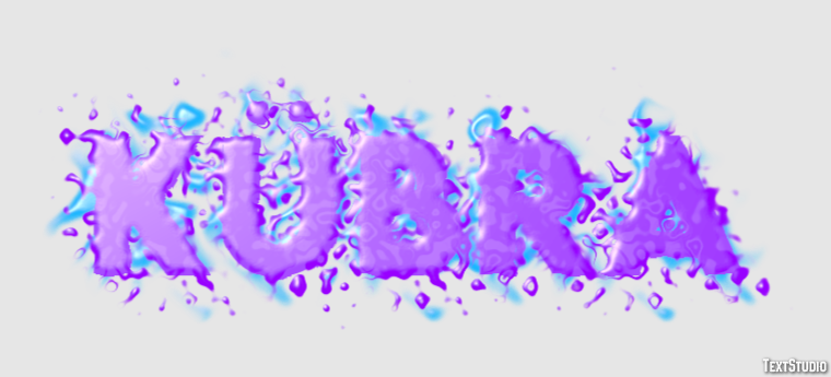 Kübra Efecto de Texto