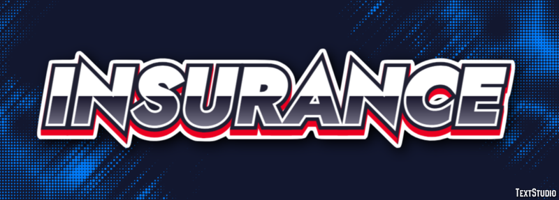 Insurance テキスト効果