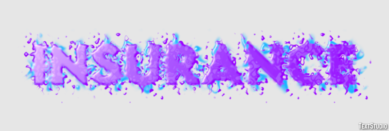 Insurance Text Effect