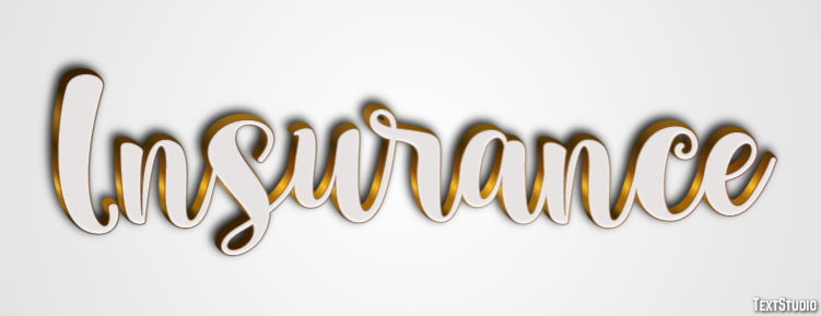 Insurance Text Effect