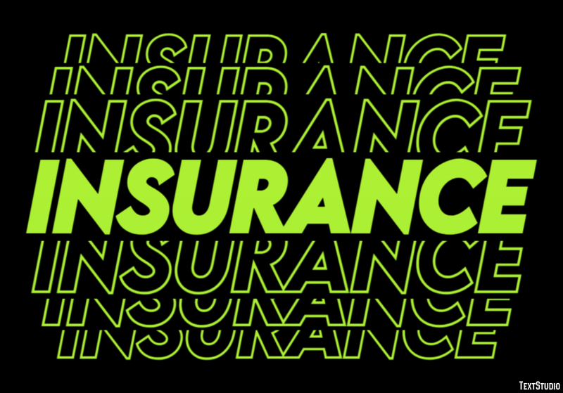 Insurance テキスト効果