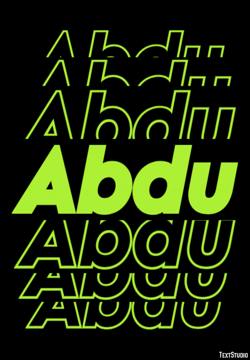 Abdu Text Effect