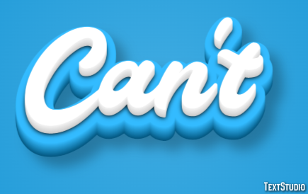 Can’t Text effect