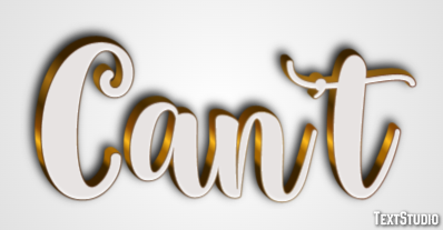 Can’t Text Effect