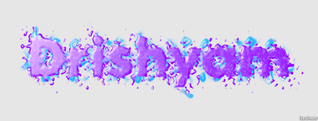 Drishyam Efecto de Texto