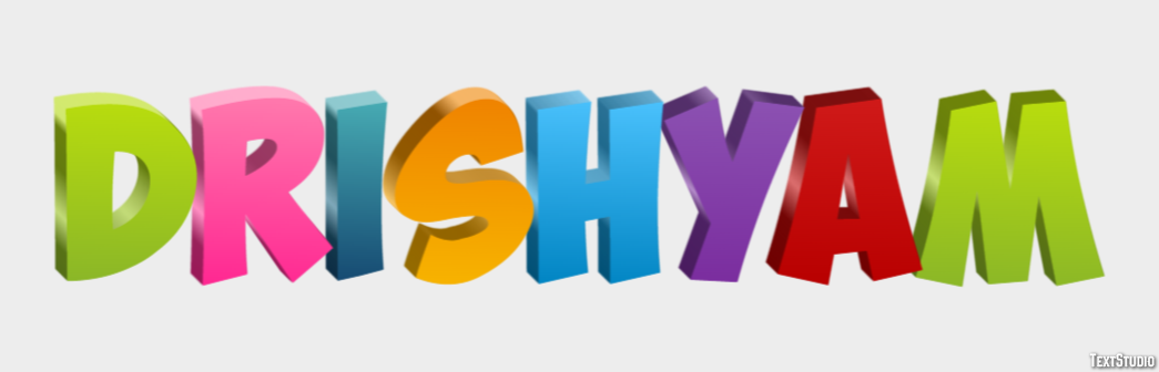 Drishyam Text effect