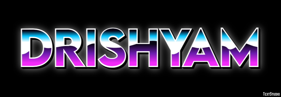 Drishyam Text Effect