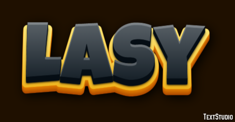 Lasy Effet de Texte