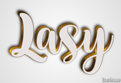 Lasy Effet de Texte