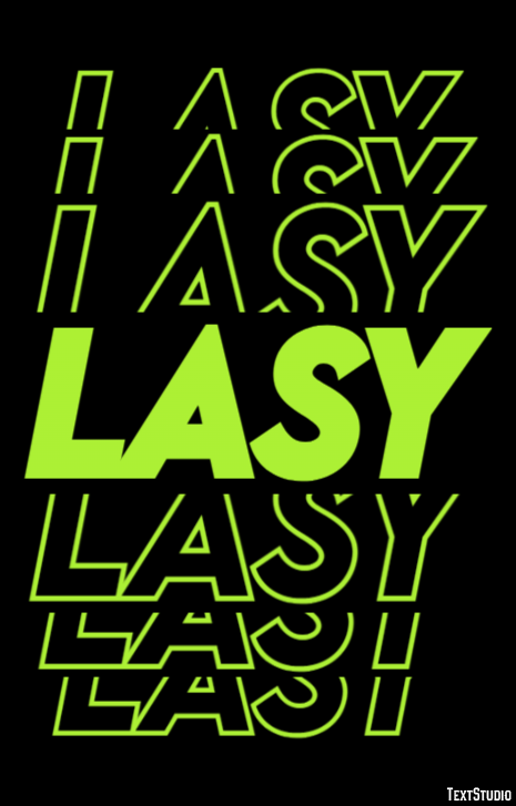 Lasy Efecto de Texto